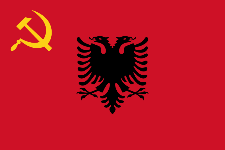 Bandera de Albania 1944